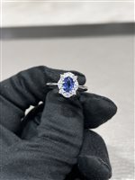 Ringe Buonocore Dame in Weißgold Zaffiro 0.86 Ct 1684A01MW - 1684A01MW